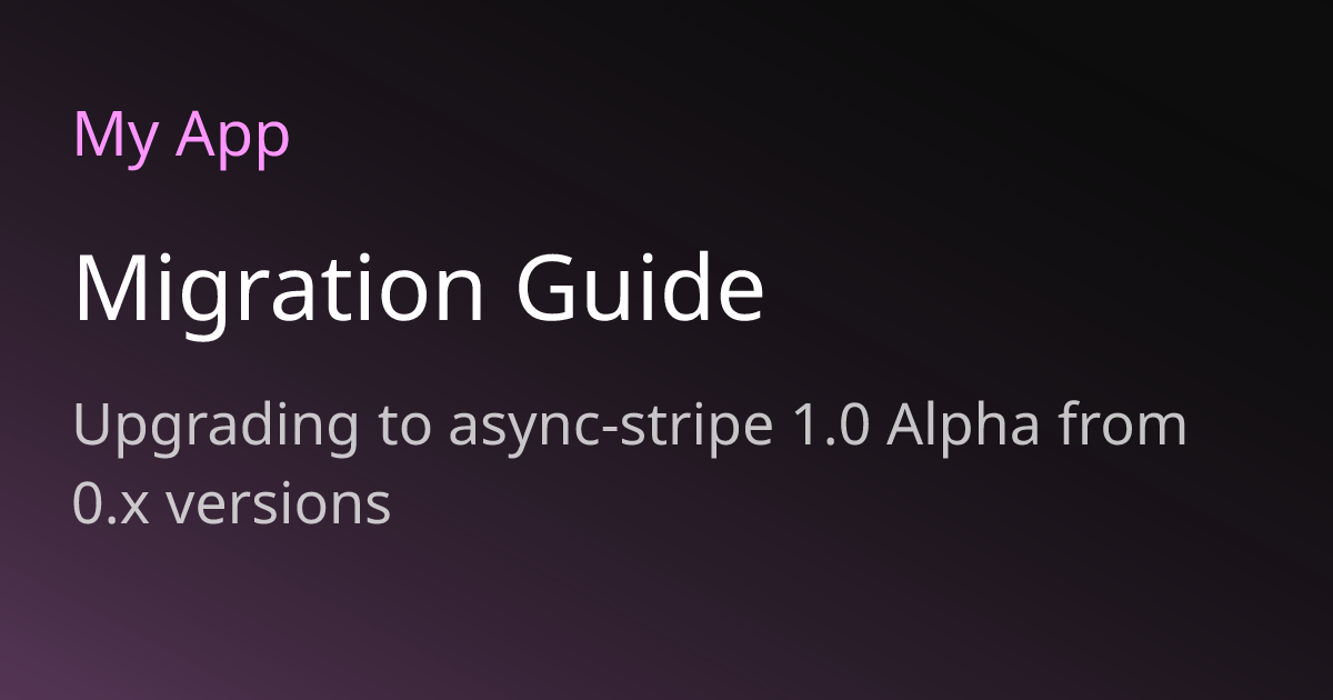 Migration Guide